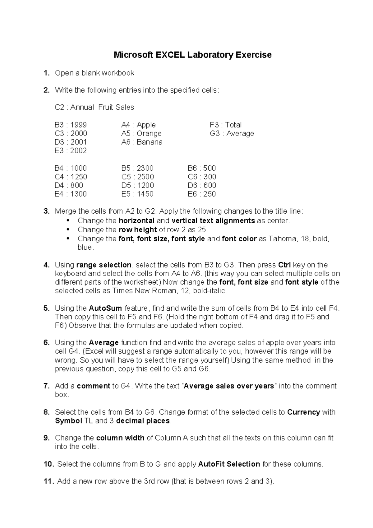 Excel Exercise Lab01 - It student want to download documents for study ...