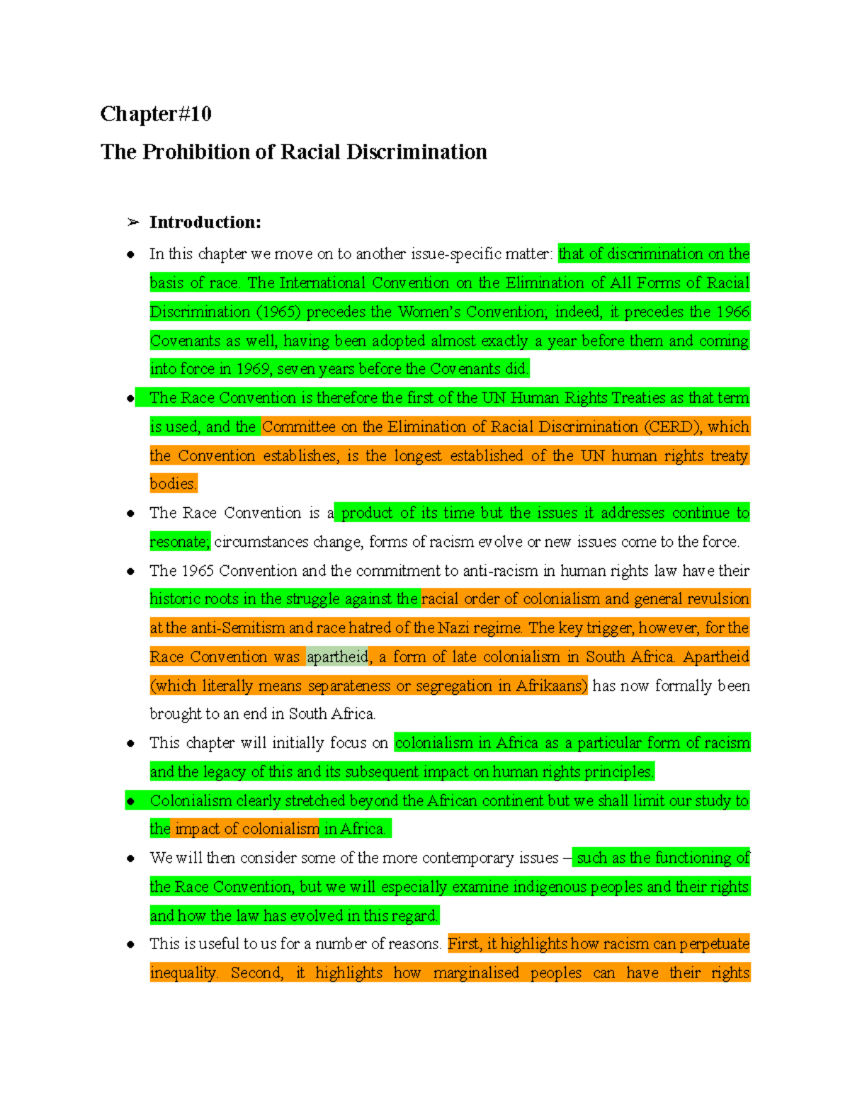 The Prohibition of Racial Discrimination - Chapter# The Prohibition of ...