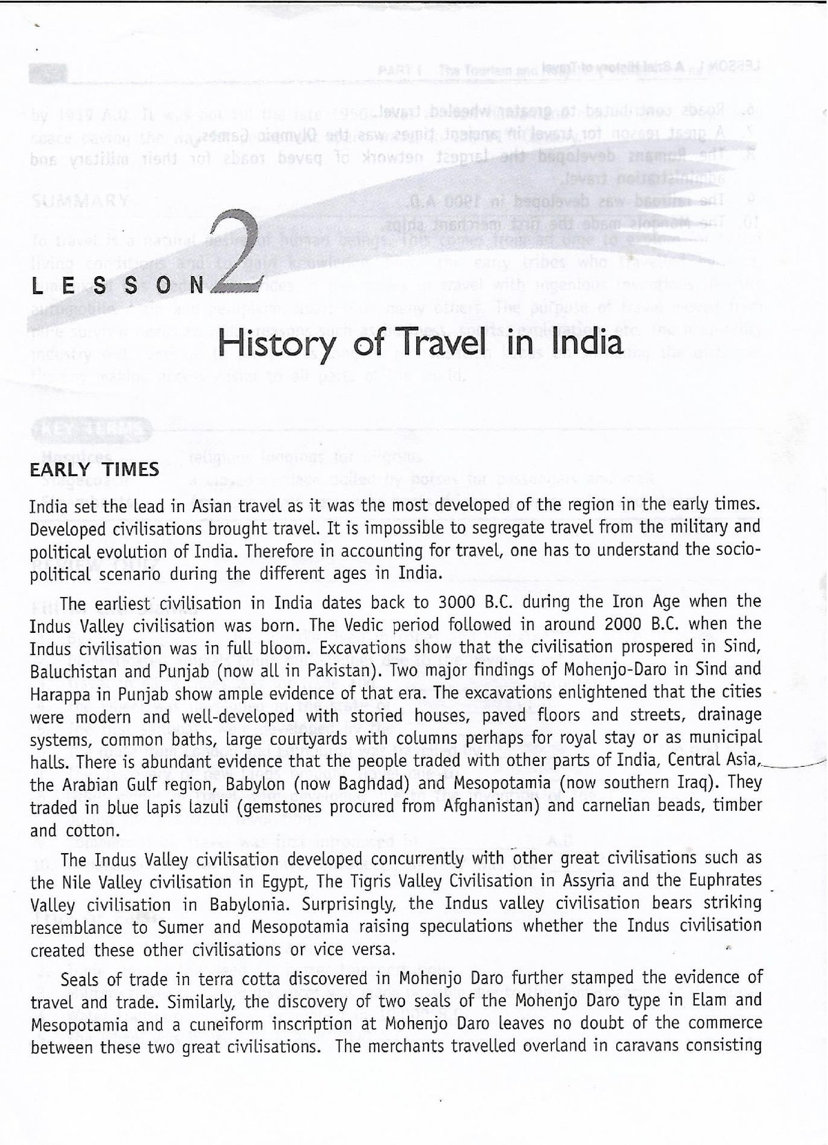 india travel history report