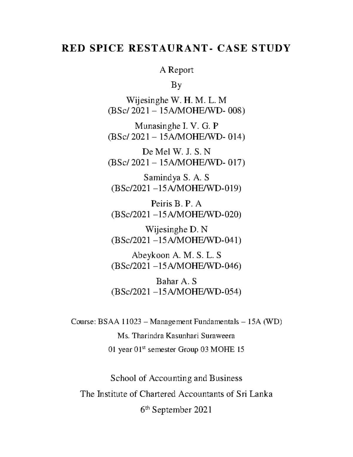 CA 4 RED Spice Restaurant Group 03 R E D S P I C E R E S T A U R A N