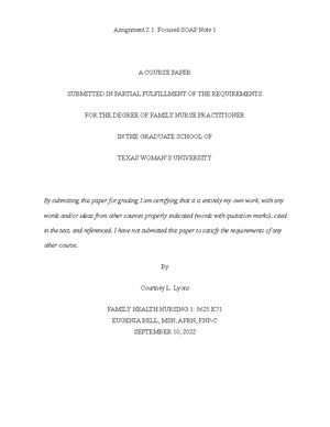 Lyons Student Rx4 Form copy - RX CASE STUDY A COURSE FORM SUBMITTED IN ...