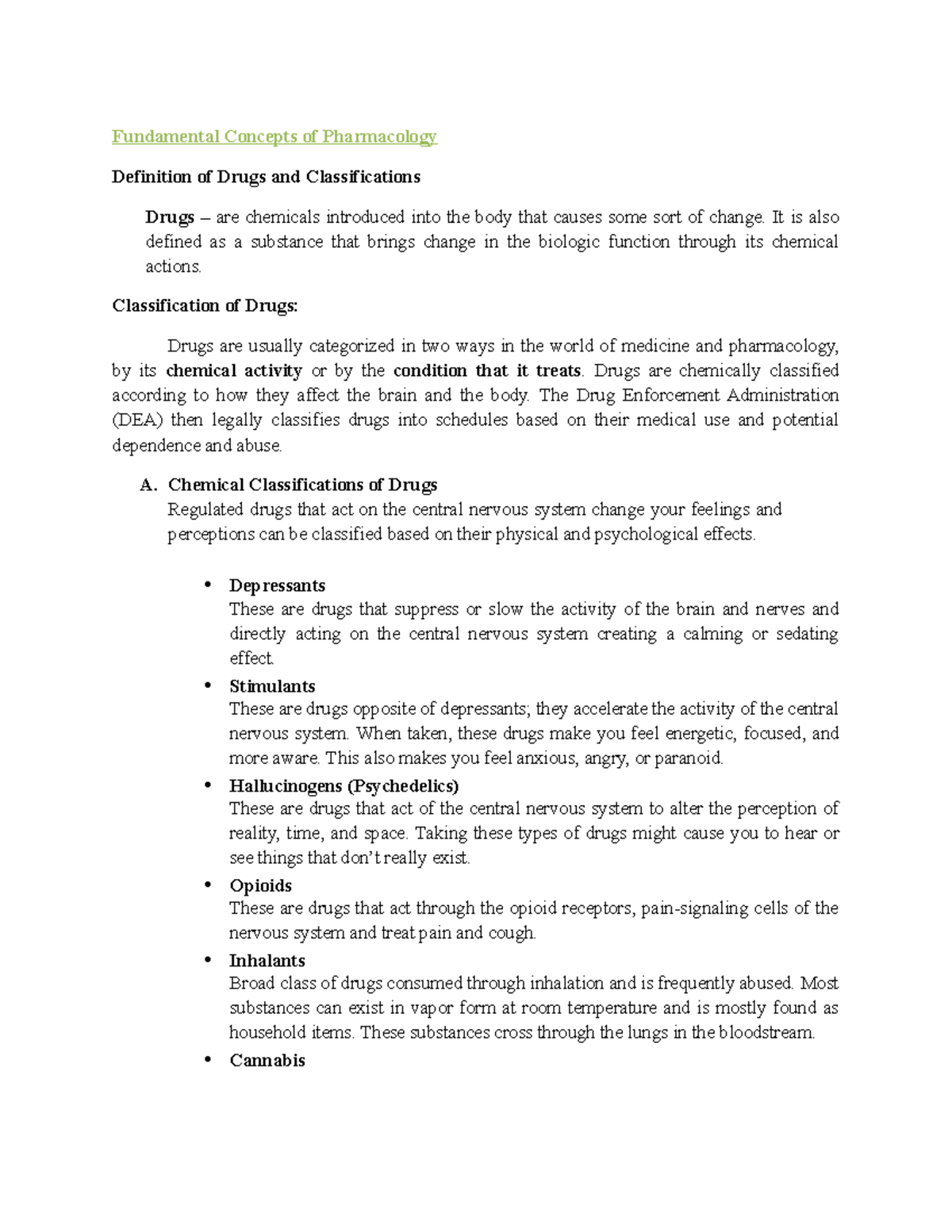 Fundamentals of Pharmacology - Fundamental Concepts of Pharmacology ...