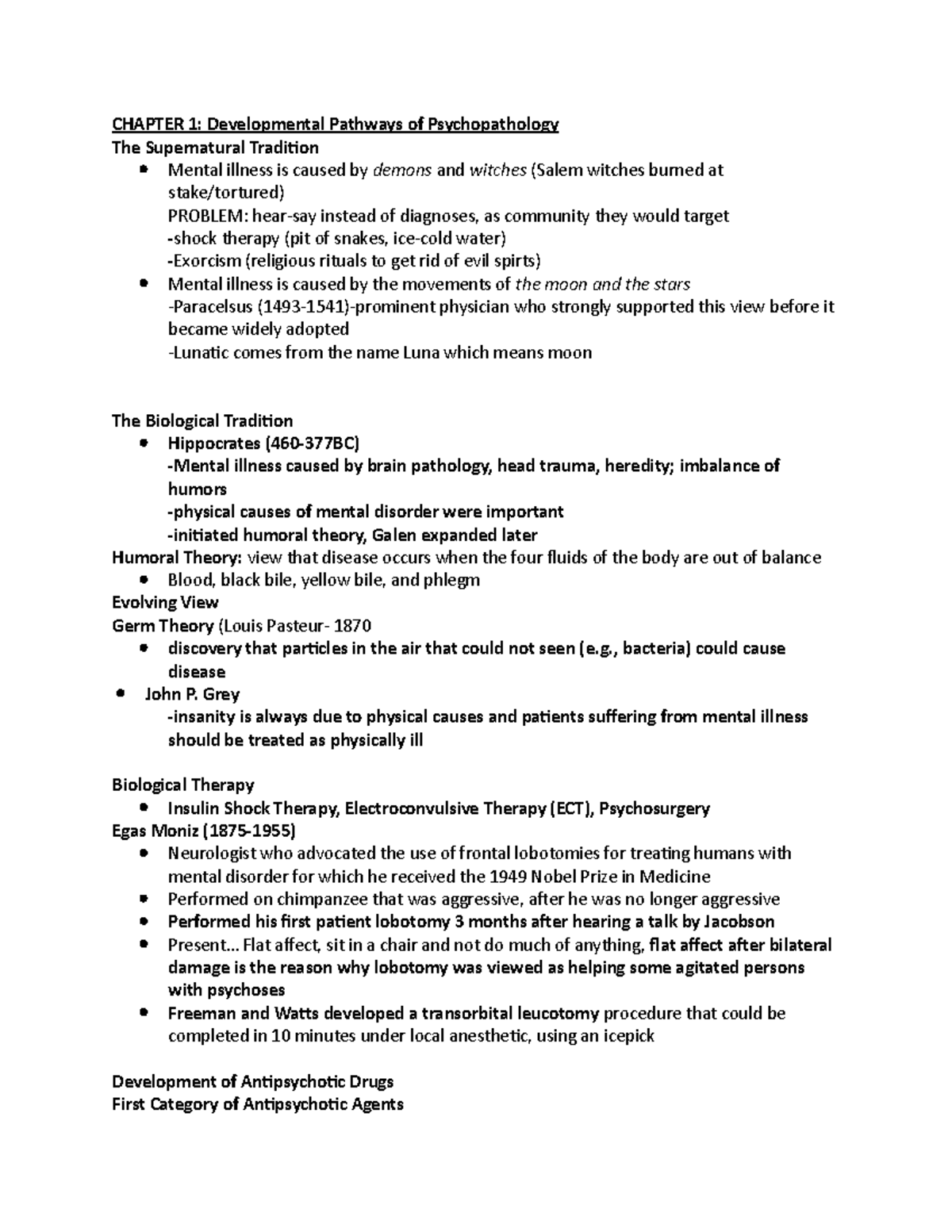 Chapter 1-4 - Lecture notes 1-4 - CHAPTER 1: Developmental Pathways of ...