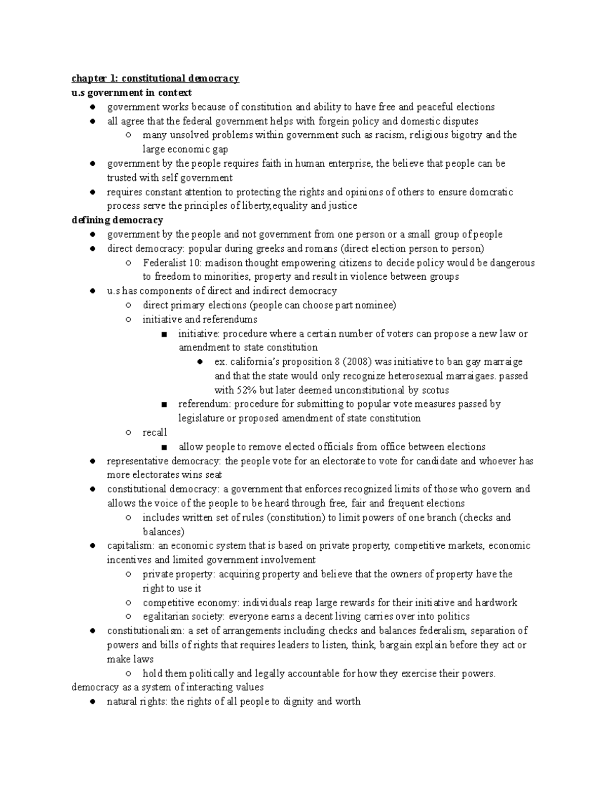 Chapter 1 Constitutional Democracy - Chapter 1: Constitutional ...