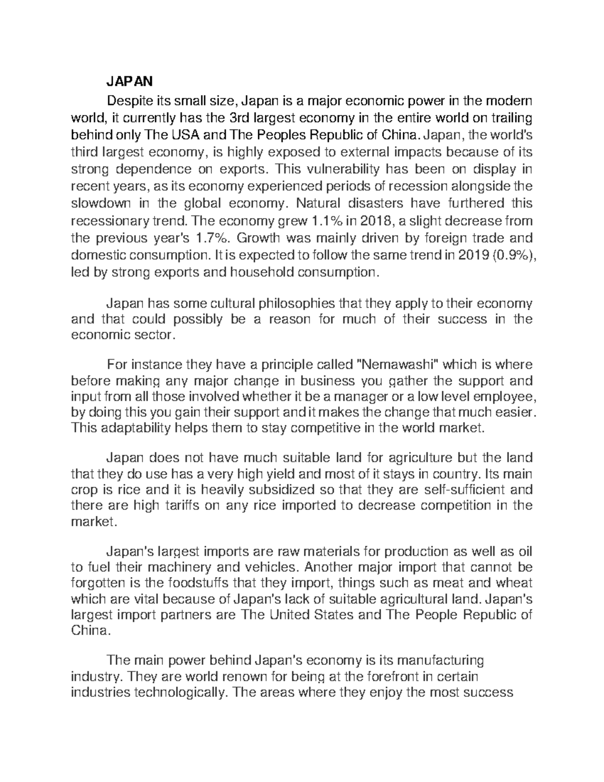 Japan Introduction - Warning: TT: undefined function: 32 JAPAN Despite ...