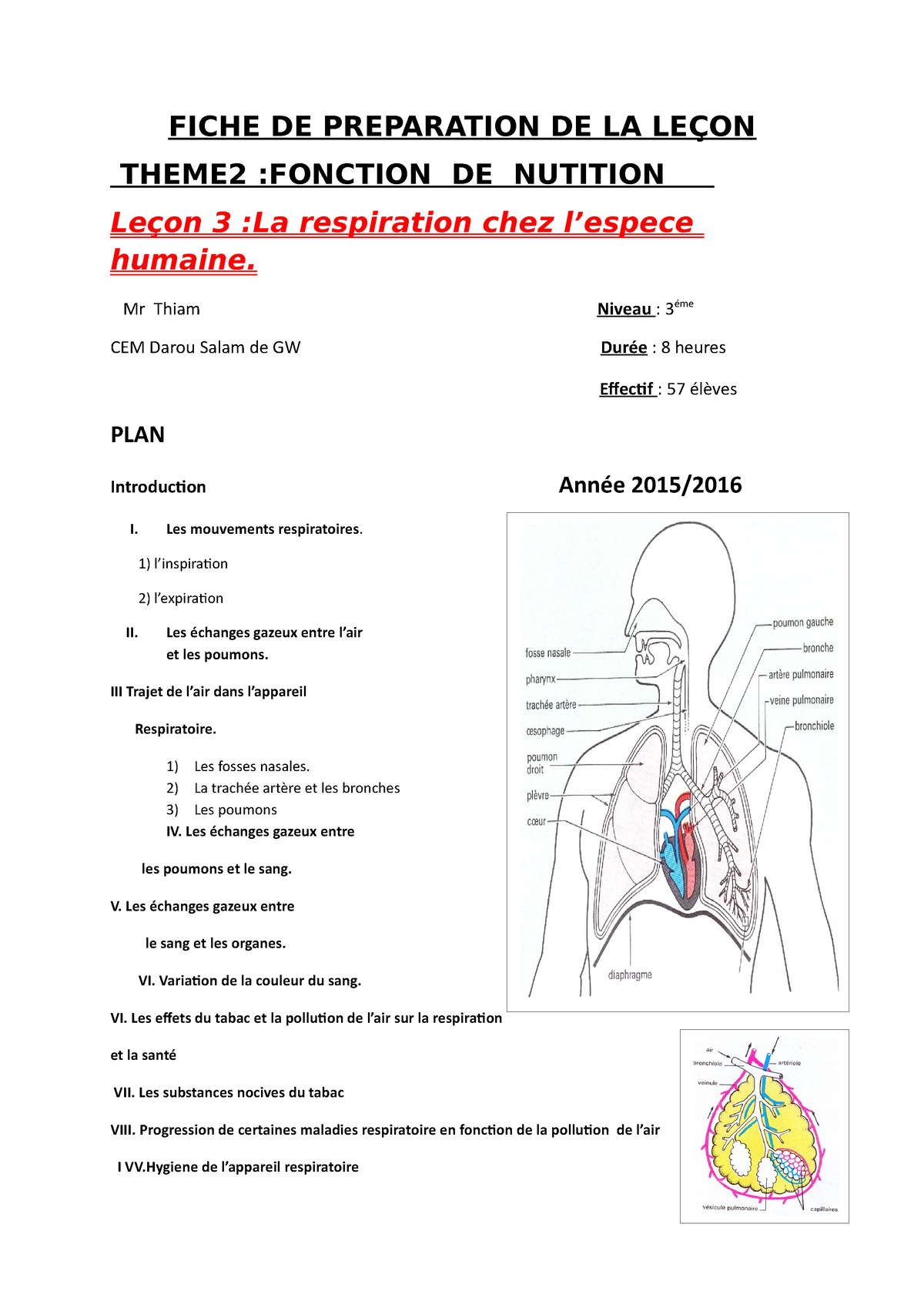 L'appareil respiratoire - Blog des CM1-CM2