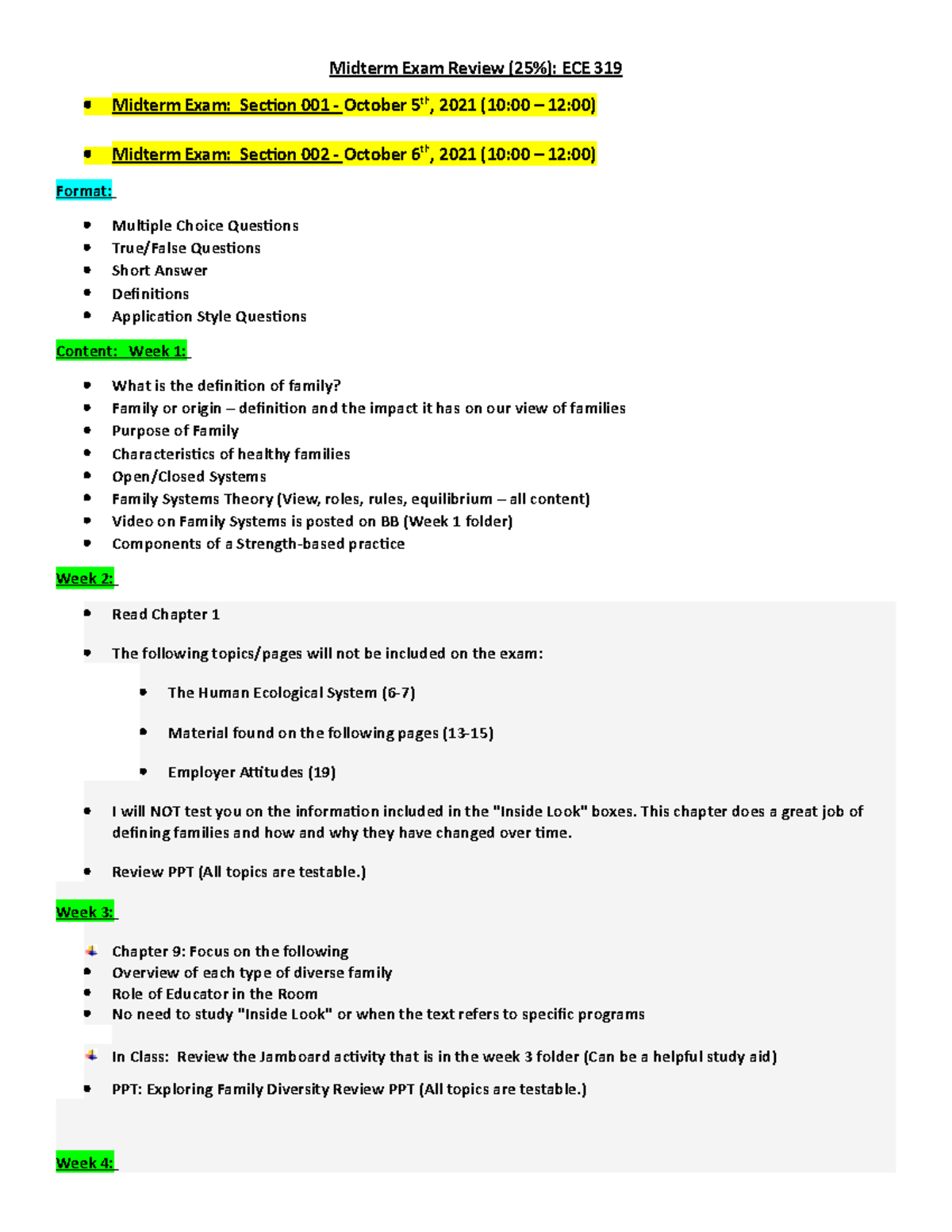 Midterm Exam Review 319 - ECE 319 - St. Clair College - Studocu