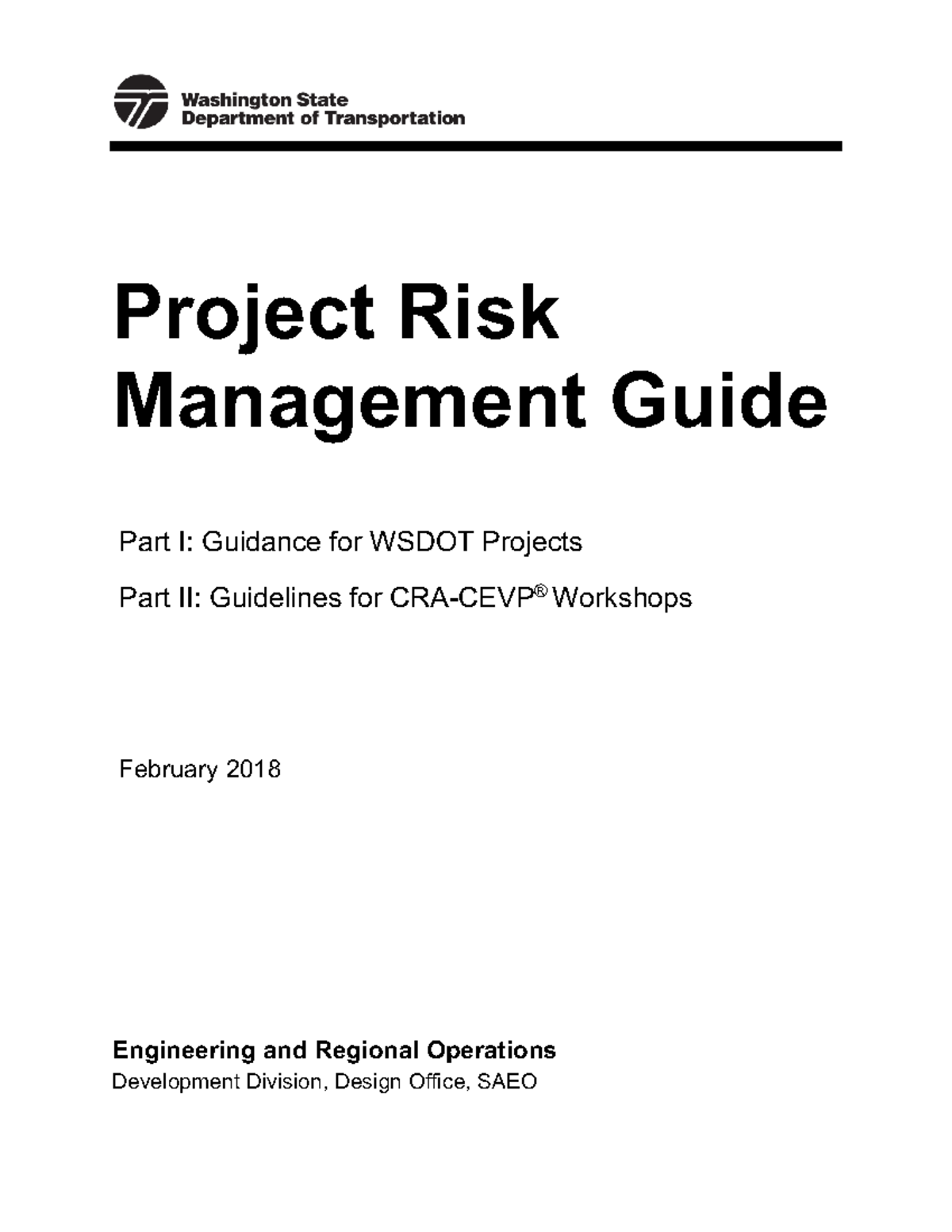 Projectriskmanagement Project Risk Management Guide Part I Guidance