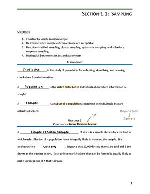 Section 5 - OBJECTIVES 1. Distinguish between discrete and continuous ...