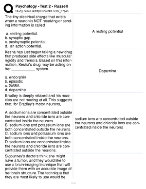Psych 1010 Textbook Notes Chapter 6 Memory - Psych 1010 Textbook Notes ...