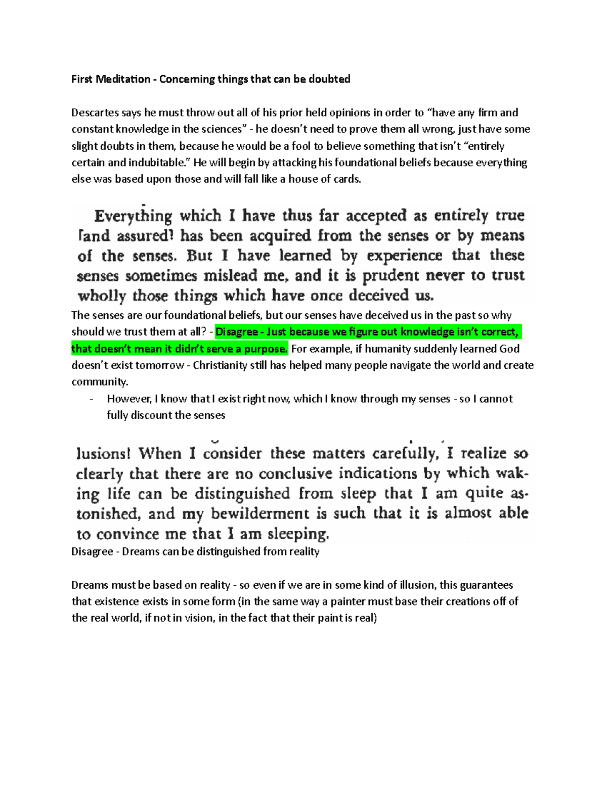 René Descartes visual data 8