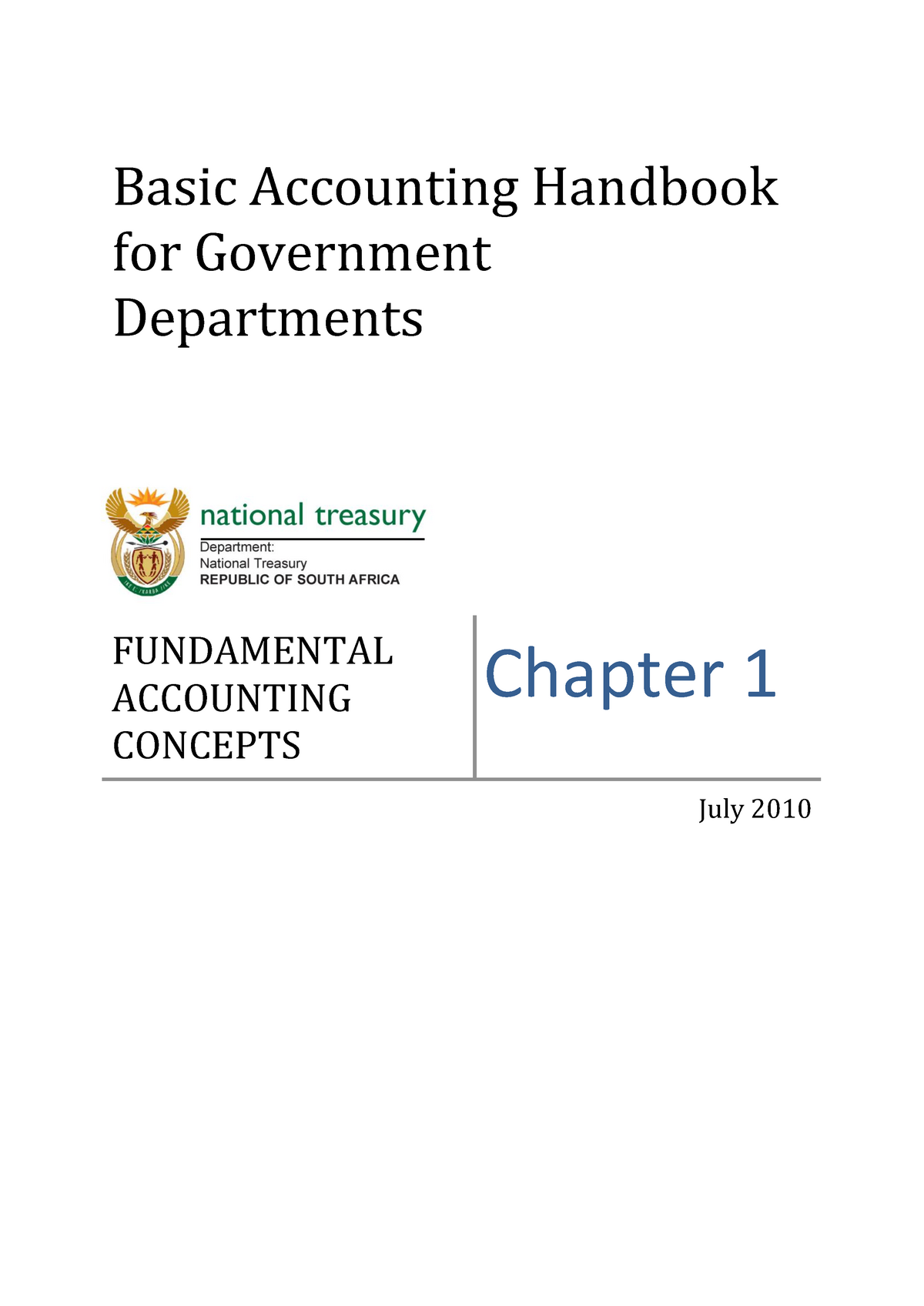 Chapter 1 - Fundamental Accounting Concepts - Basic Accounting Handbook ...