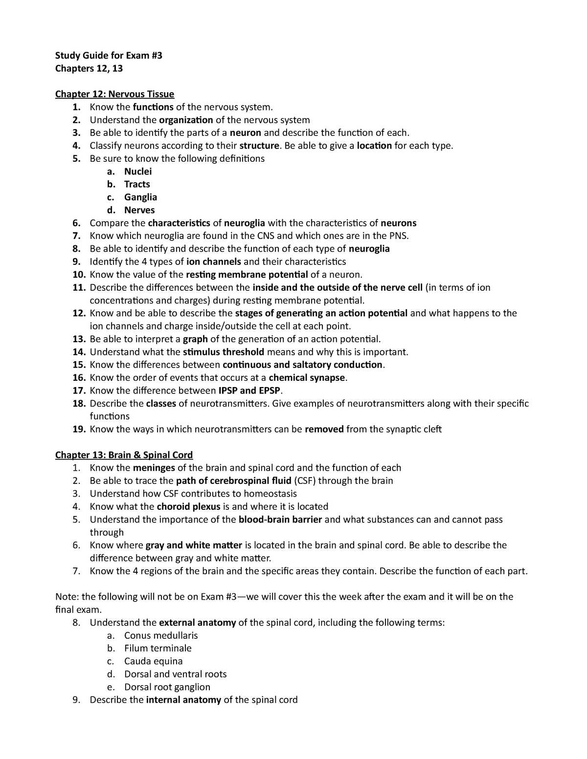 assignment 3 1 study guide questions
