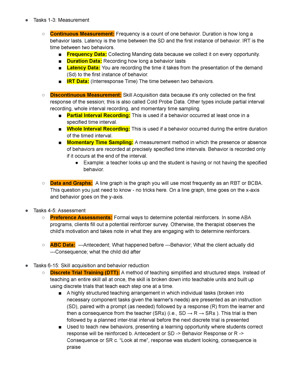Rbt Notes Template