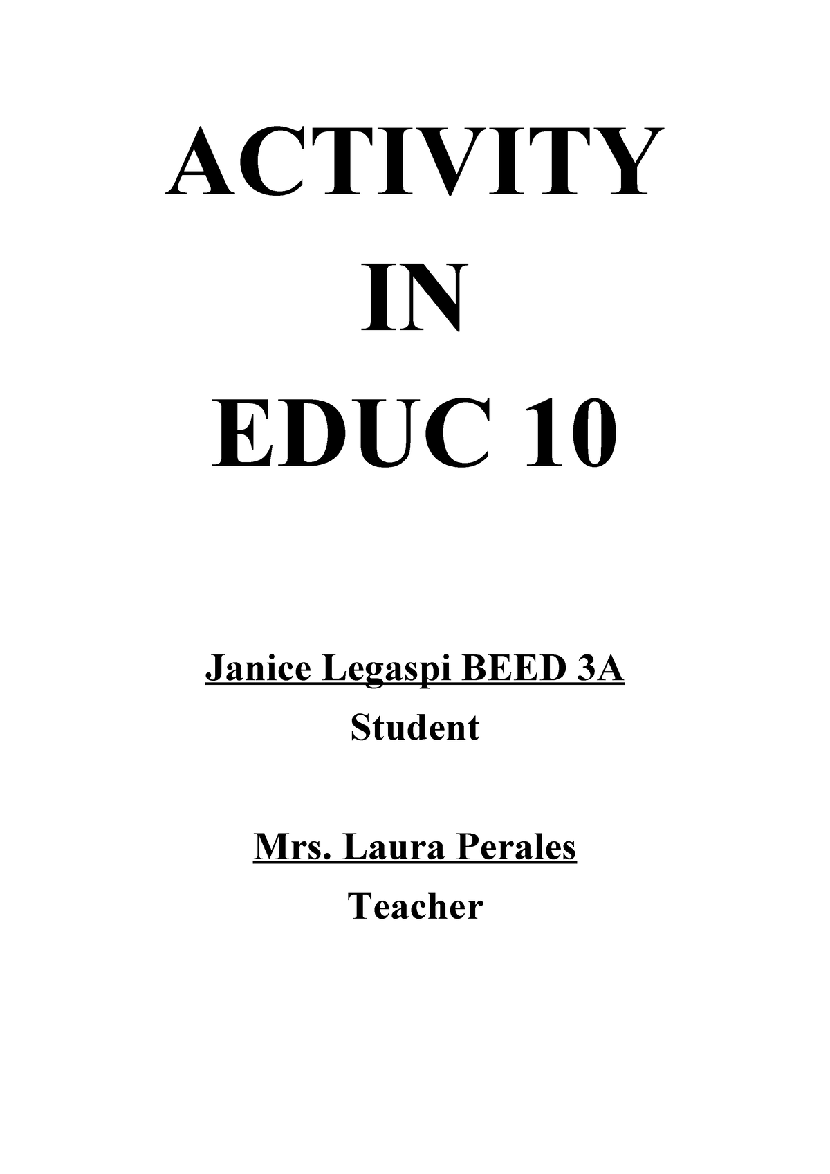 Activity 2. Comparison bet R.A 7836 R - ACTIVITY IN EDUC 10 Janice ...