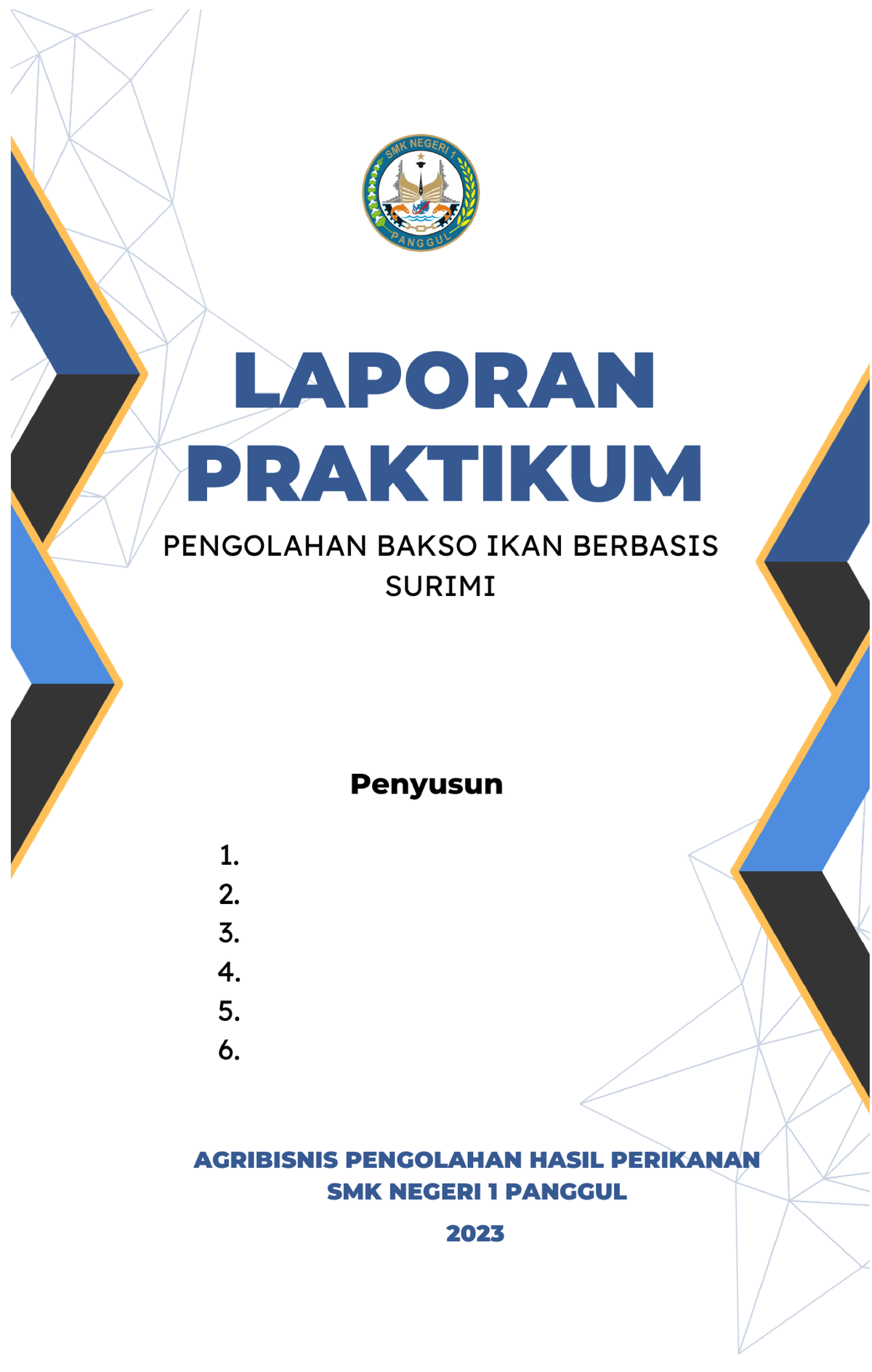 Laporan Praktikum Pengolahan Hasil Perikanan - BAB I PENDAHULUAN 1