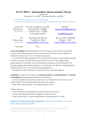 Midterm exam 8 July 2018, questions and answers - Intermediate Micro ...