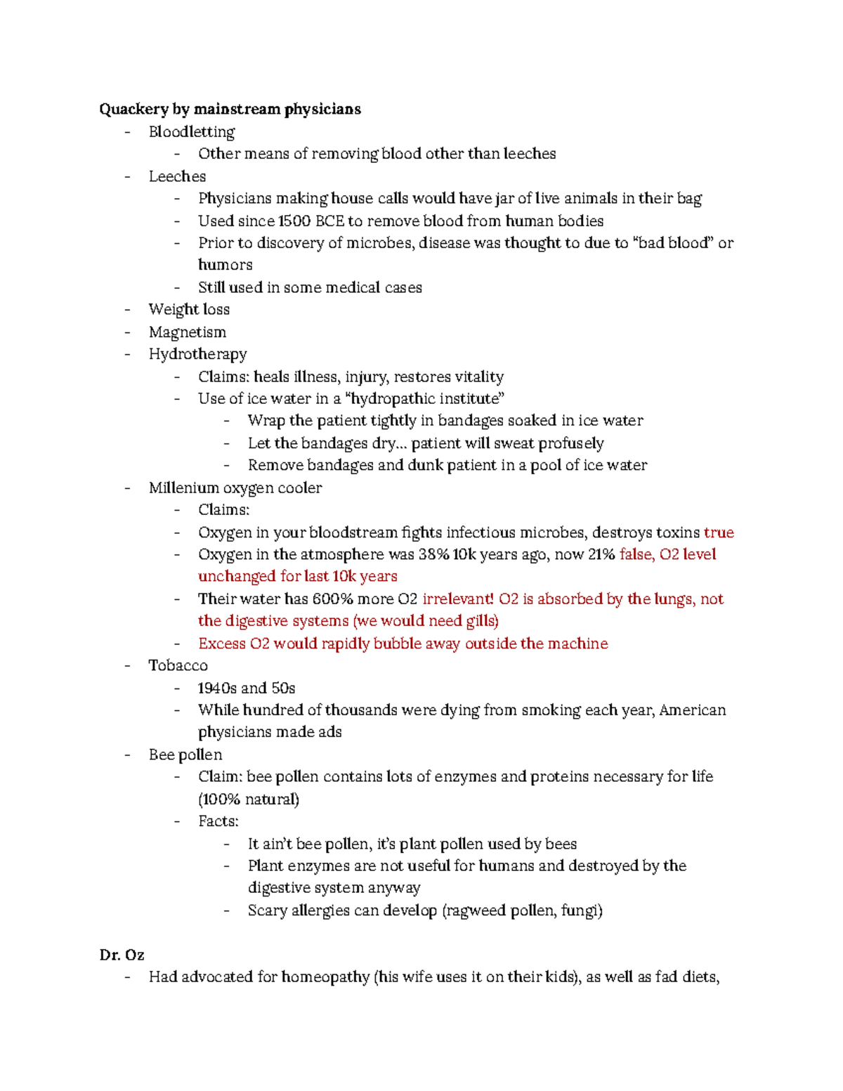 Medical Quackery pt 4 Carolyn Hildebrandt Quackery by mainstream