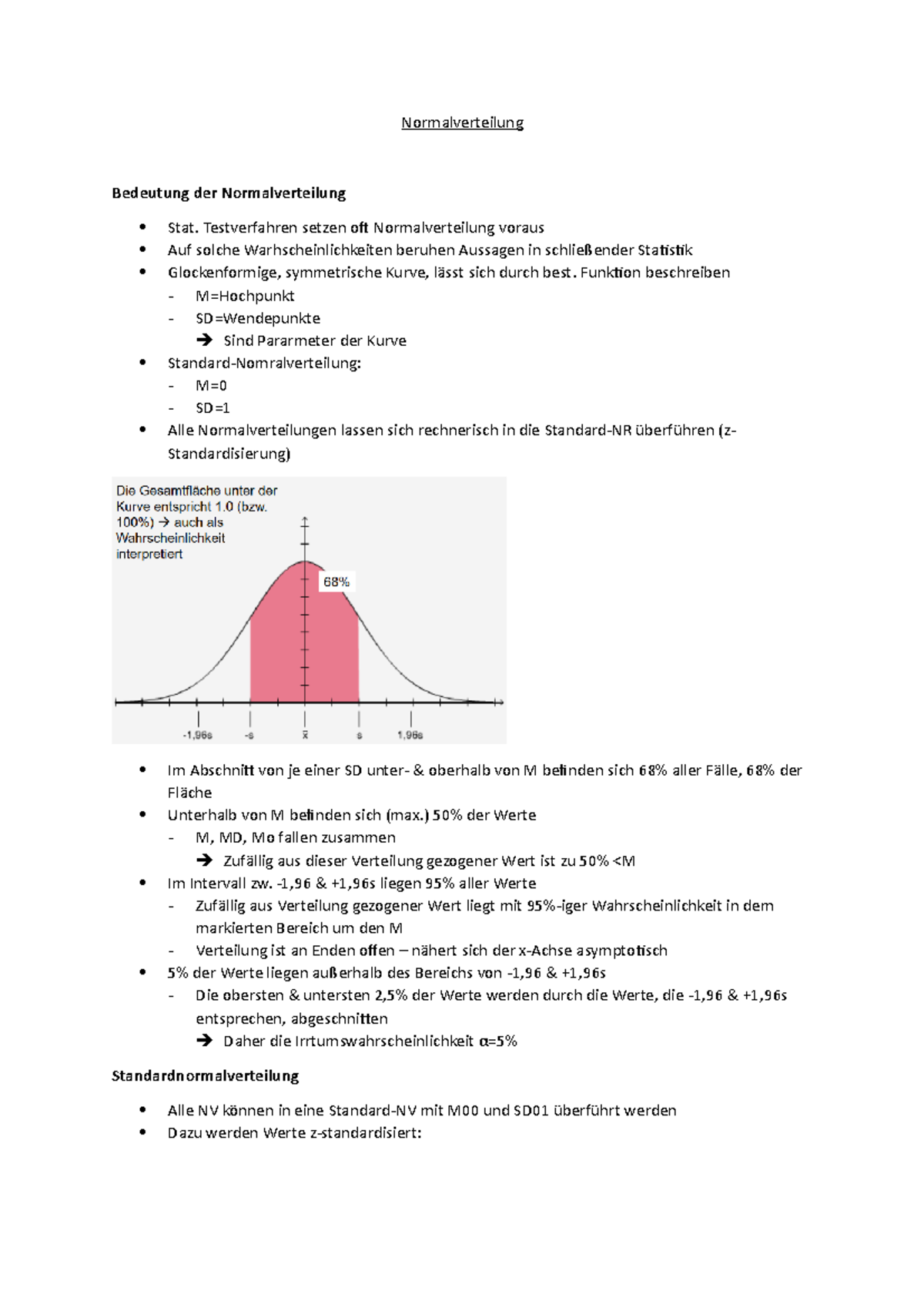 2. Normalverteilung - Sommersemester Odile Sauzet - Normalverteilung ...