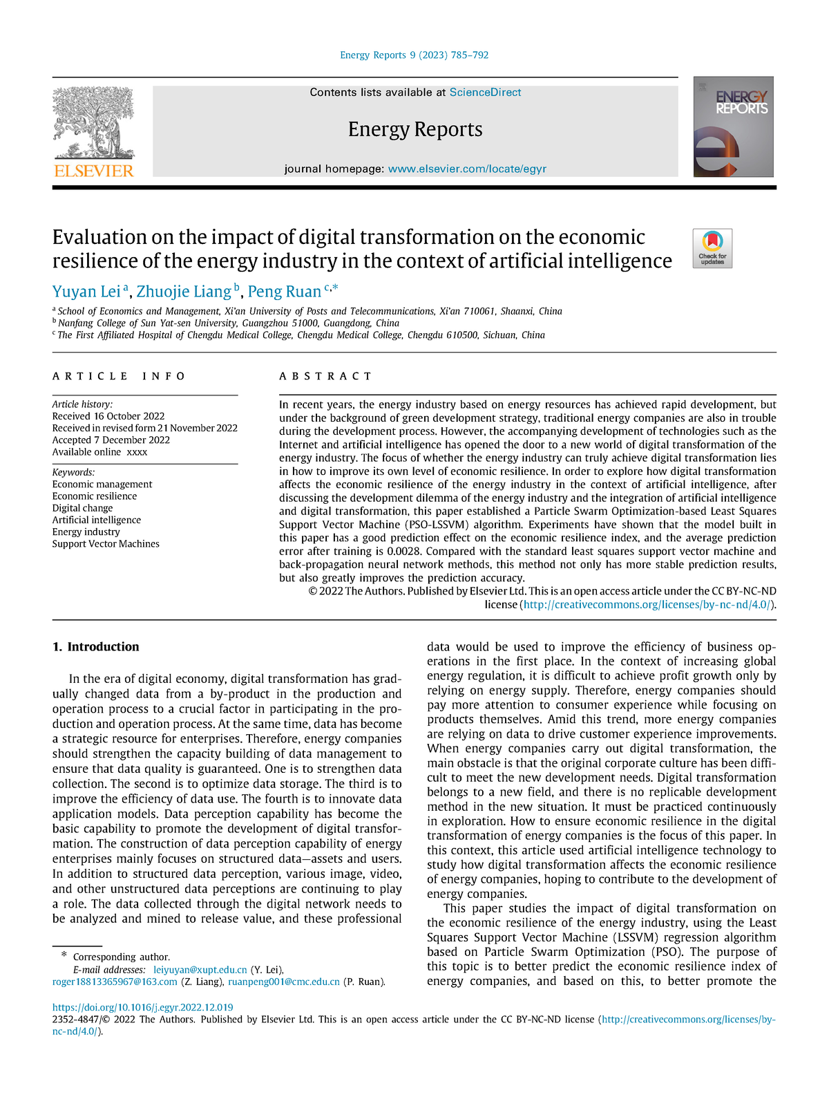 Evaluation on the impact of digital transformation on the economic ...