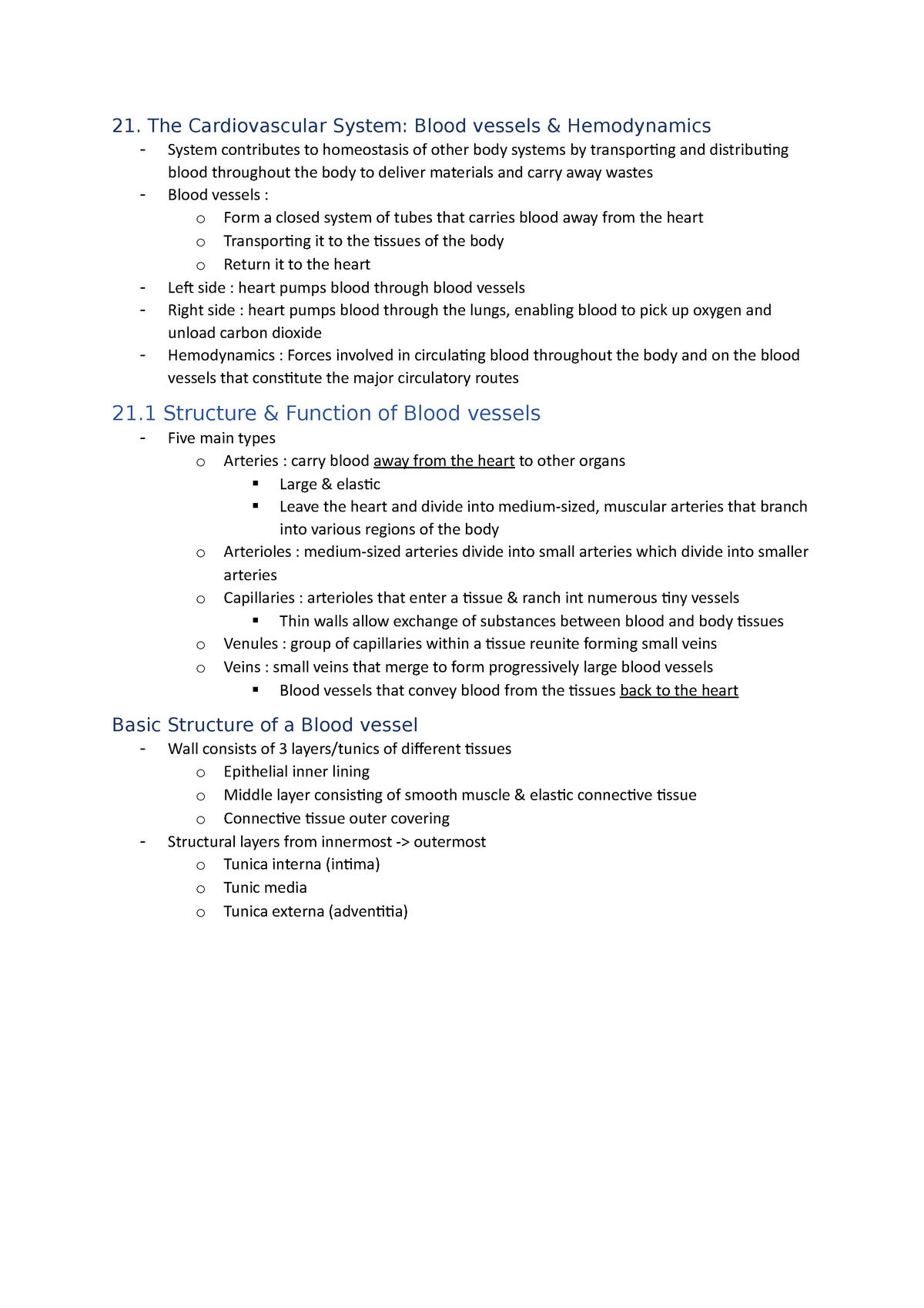 21-blood-vessels-lecture-notes-1-5-21-the-cardiovascular-system