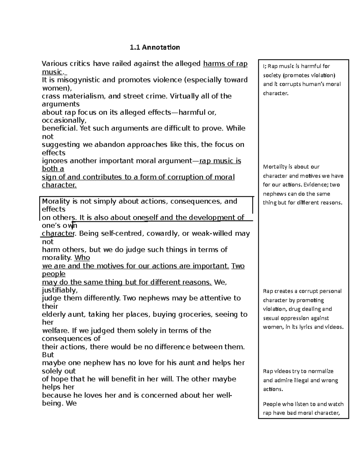 Good moral character statement example image