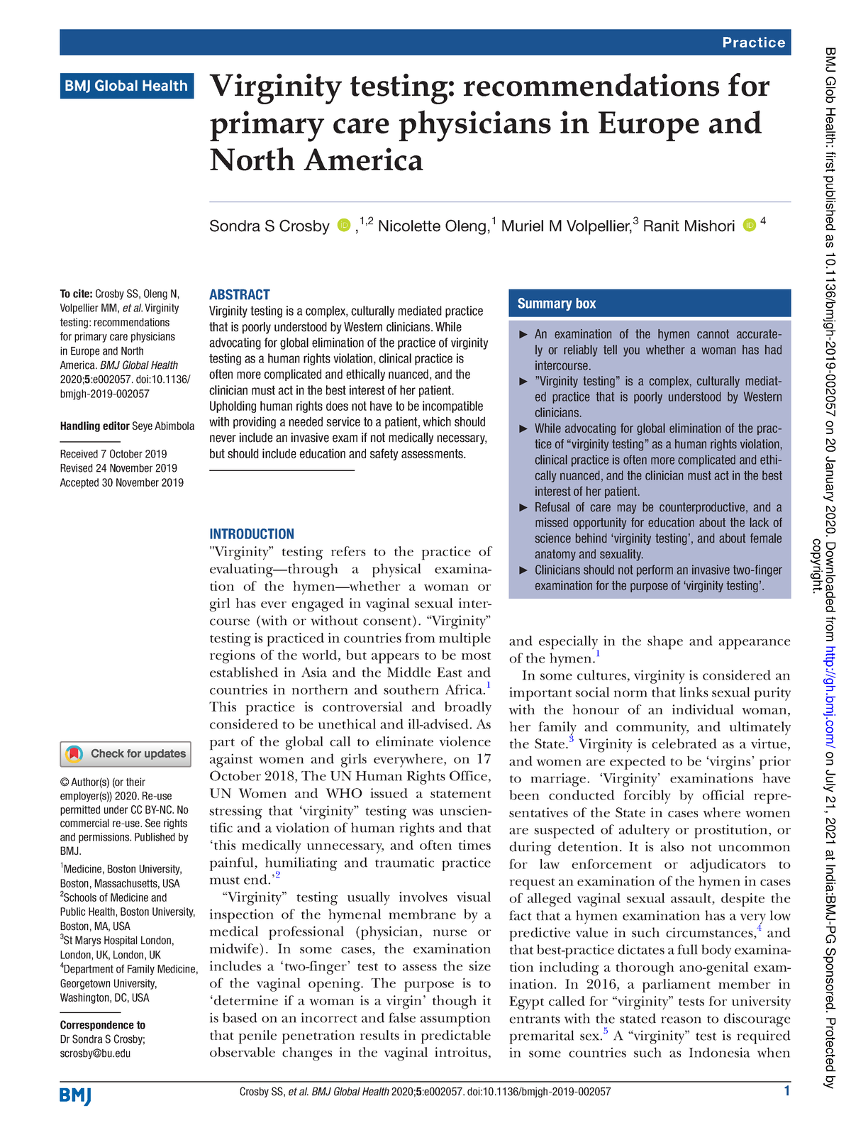 Virginity Testing Recommendations For Primary Care Physicians In Europe   Thumb 1200 1600 