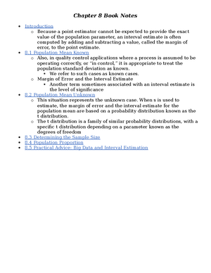 Chapter 3 Book Notes - February 14, 2023 Chapter 3 Book Notes 3 ...