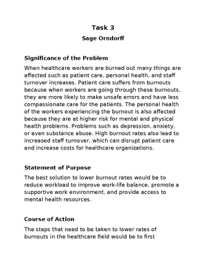 Task 3 history D267 - Task 3 passed - Task 3 Sage Orndorff A1: Behind ...