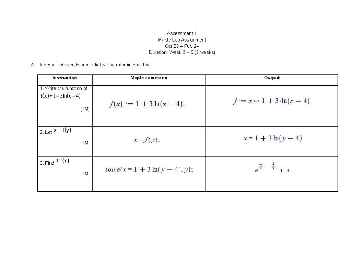 NUR Khairol Nisya LAB Assessment 1 A4CDCS1433B MAT233 Assessment 1