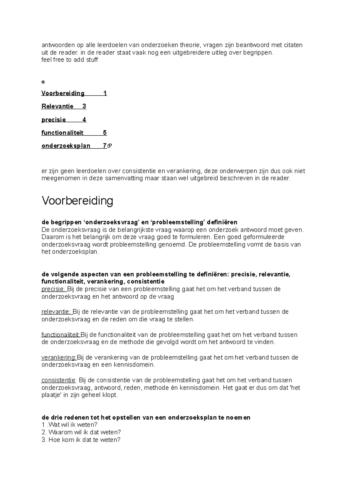 Samenvatting Onderzoeken Theorie - Antwoorden Op Alle Leerdoelen Van ...