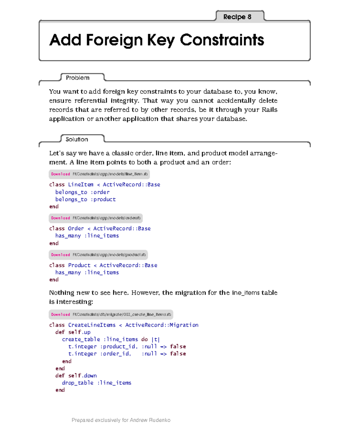 Chapter 03 - Database Recipes - Recipe 8 Add Foreign Key Constraints ...