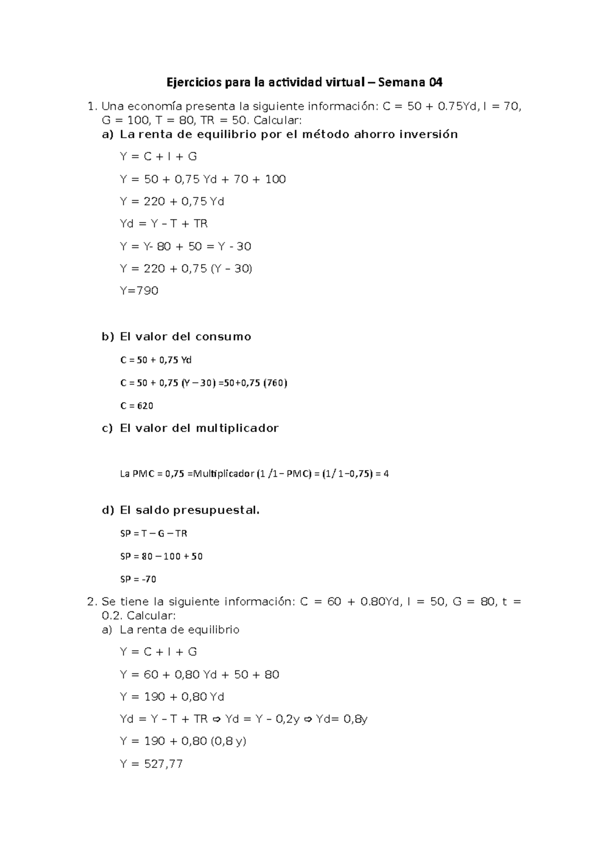 U1 S4 Ejercicios Para La Actividad Virtual - Ejercicios Para La ...