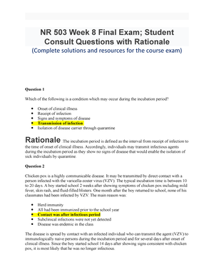 NR 503 Week 4 Midterm Exam - NR 503 Midterm Exam (Complete Solutions ...