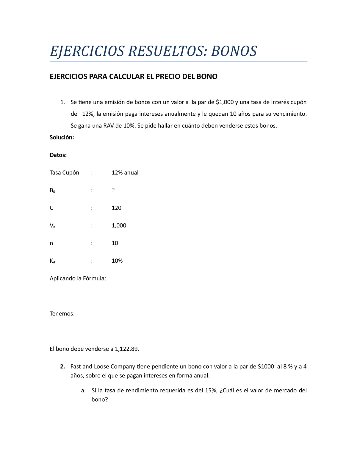 236838460 Ejercicios Resueltos Bonos - EJERCICIOS RESUELTOS: BONOS ...