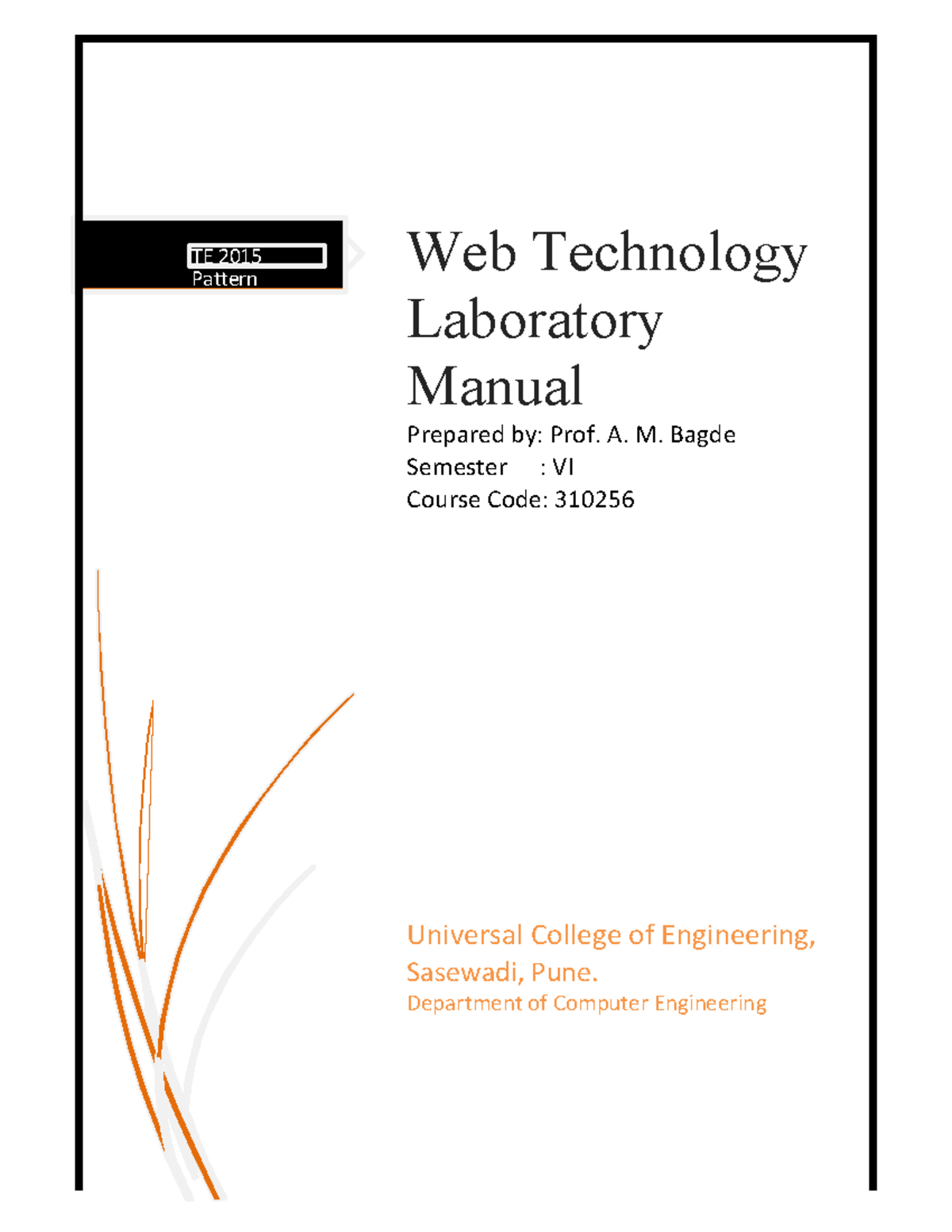 WT Manual 2019-20 - Web technology practical of sppu - 5316 - StuDocu