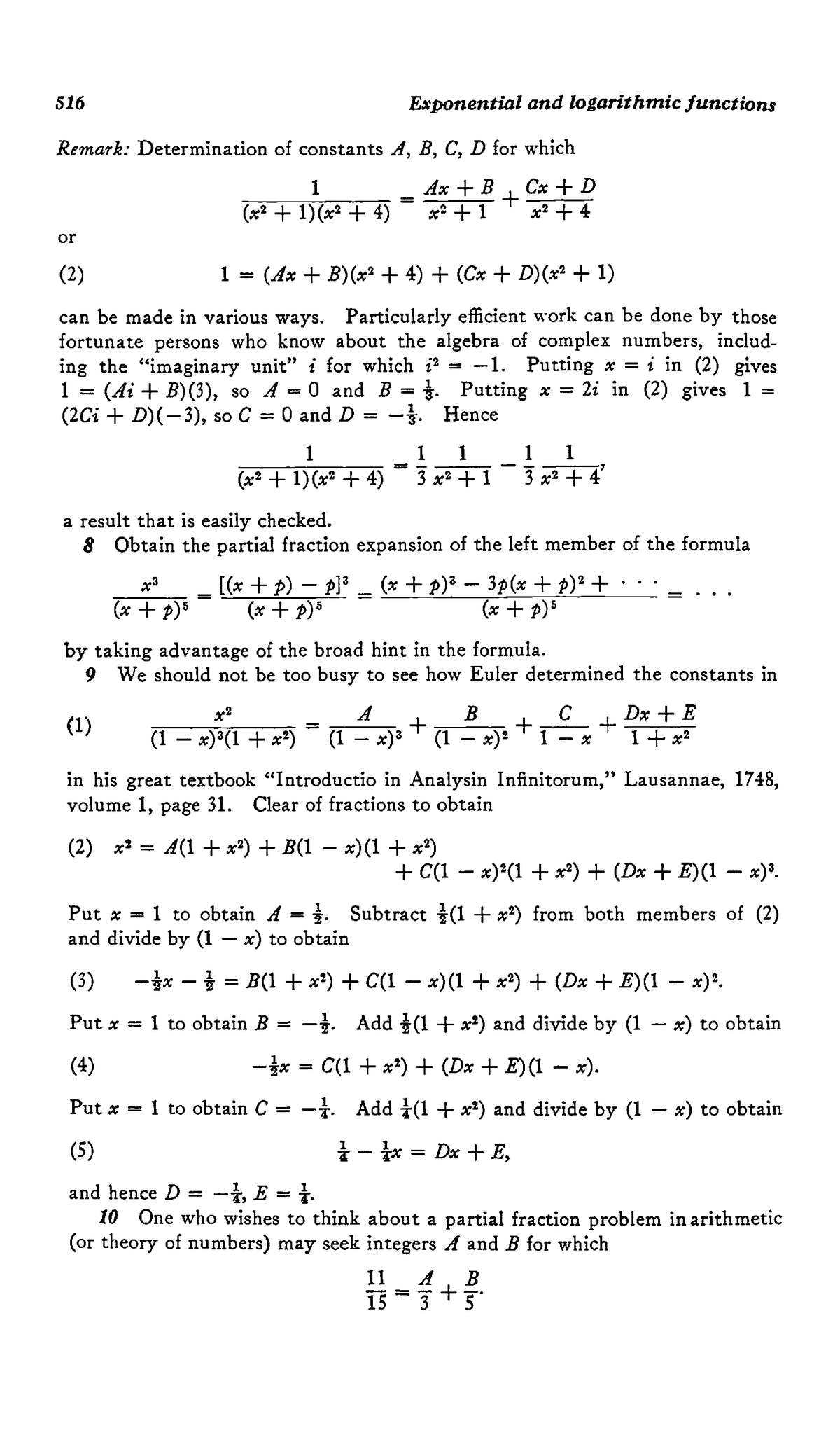 Mathmatics-1-54 - Mathmatics-1-54 - 516 Exponential and logarithmic ...