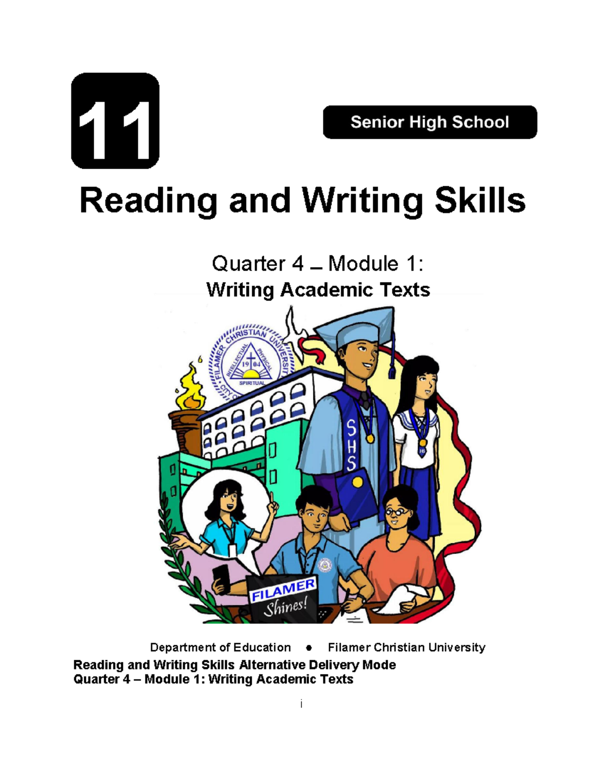 Q4M1 nothing 11 Reading and Writing Skills Reading and Writing