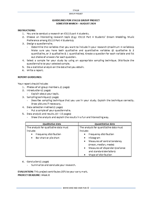 Tutorial 1 - 3x 3 3x 1) B + D = 3 + ( - 1) + 1 + 4 7 + 9 ↑ ####### 10 ...