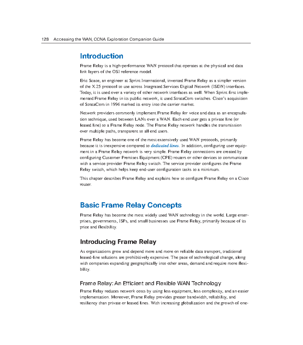9 ILO 3 - Introduction Frame Relay is a high-performance WAN protocol ...