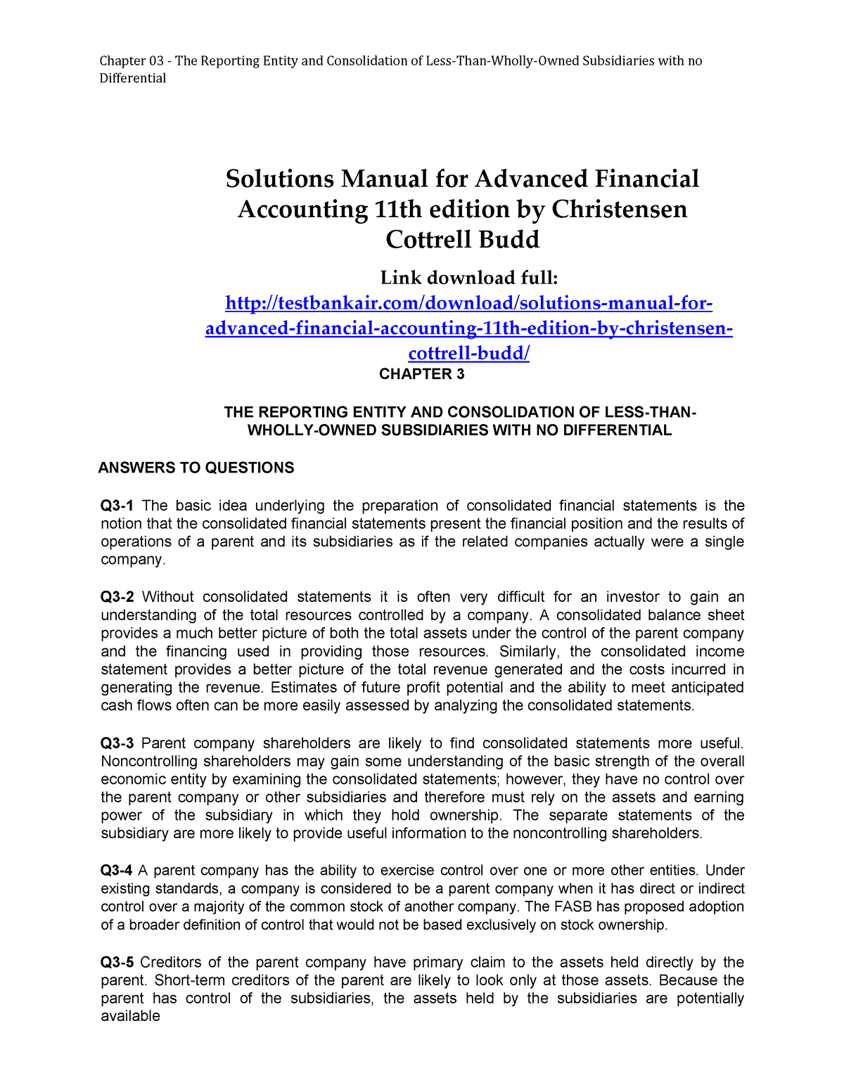 article review on advanced financial accounting