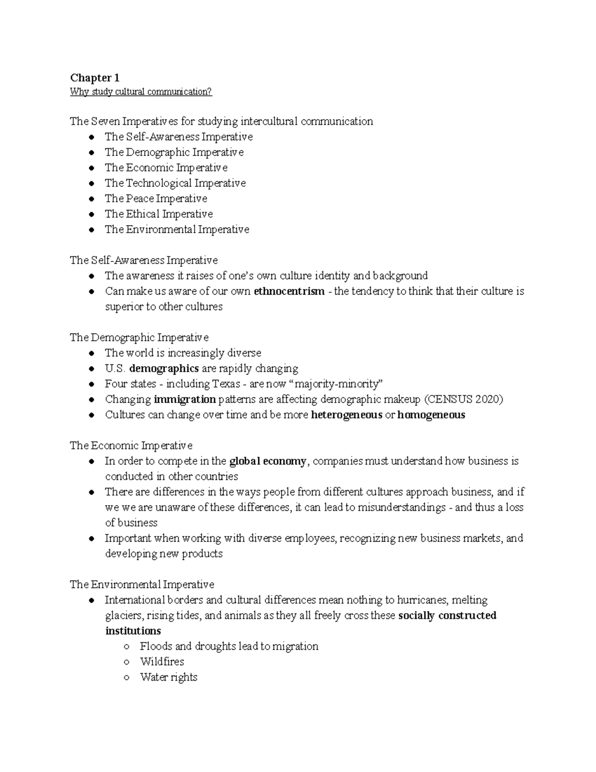 develop a case study relative to understanding intercultural communication