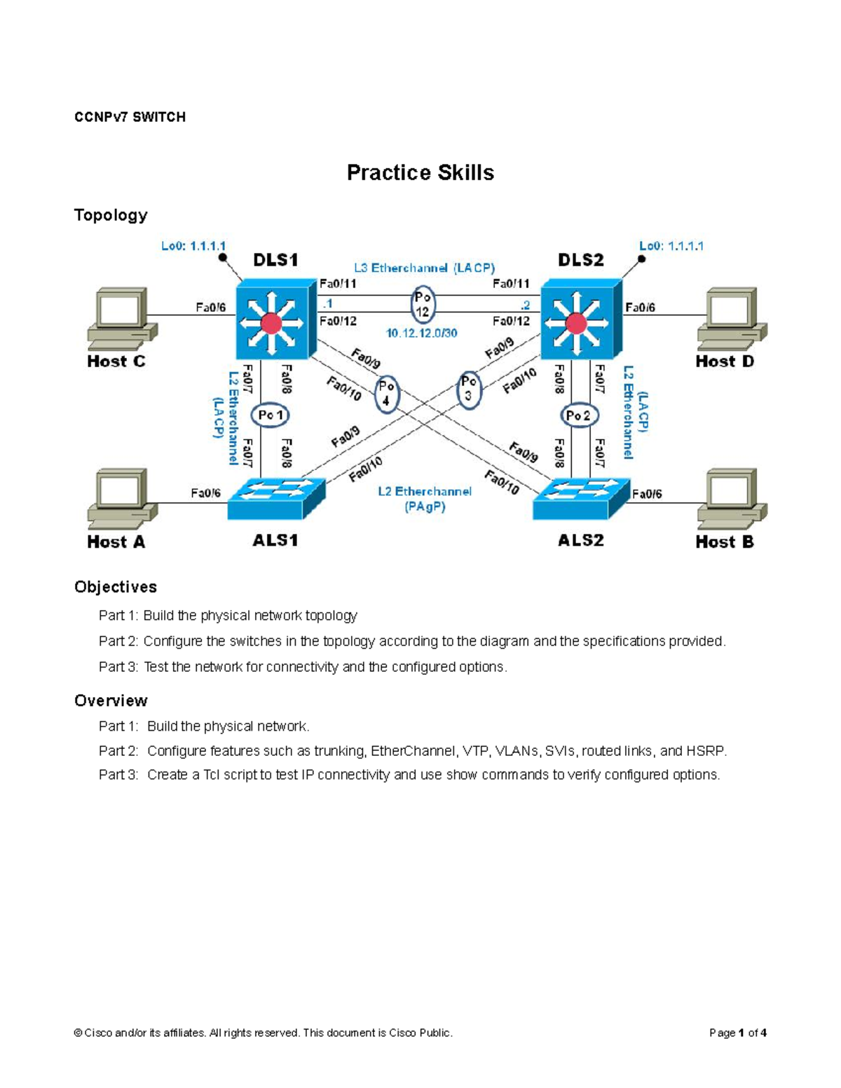 CCNPv 7 Switch ver A Practice Skills 2020Sem1 - CCNPv7 SWITCH Practice ...