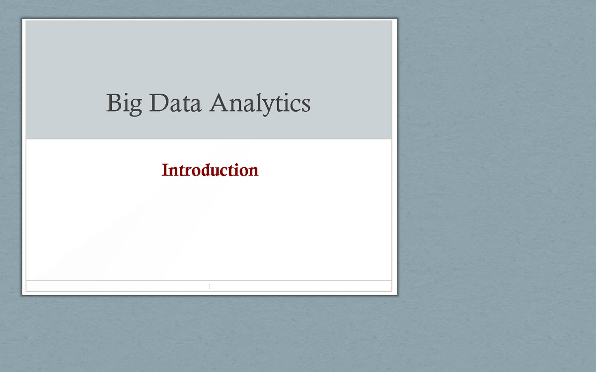 4-2 BDA PPTS - Notes on Big data analysis - Big Data Analytics ...