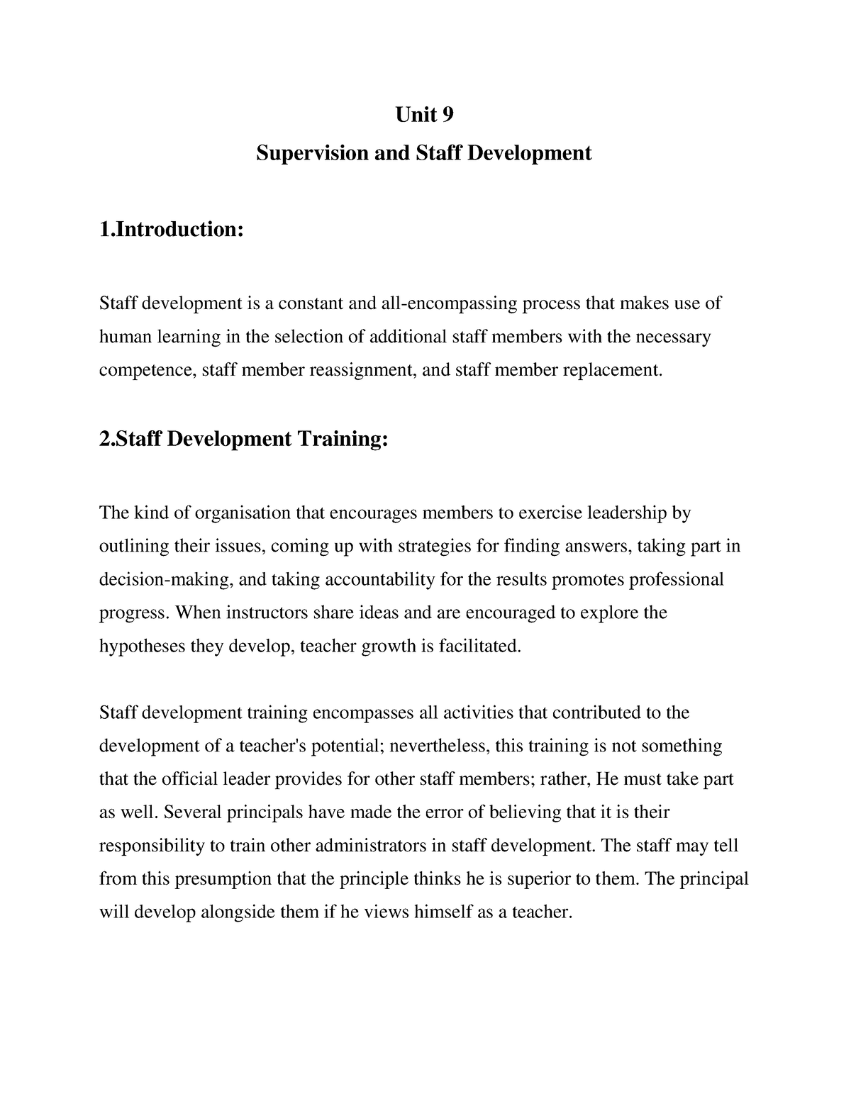 educational-supervision-13-unit-9-supervision-and-staff-development-1