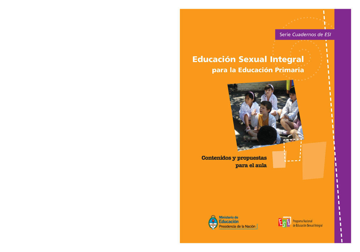 Esi Primaria Revista Min En Educación Sexual Integral Para La Educación Primaria Serie 3351