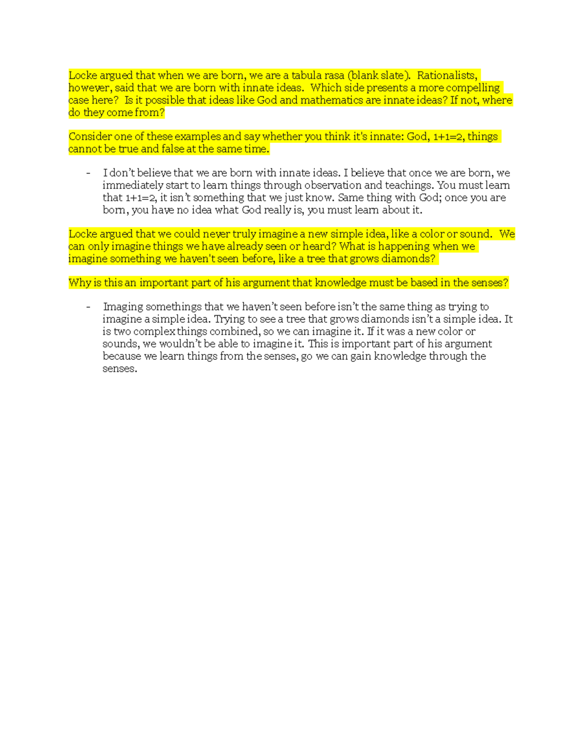 week-8-questions-empiricism-locke-argued-that-when-we-are-born-we-are-a-tabula-rasa-blank