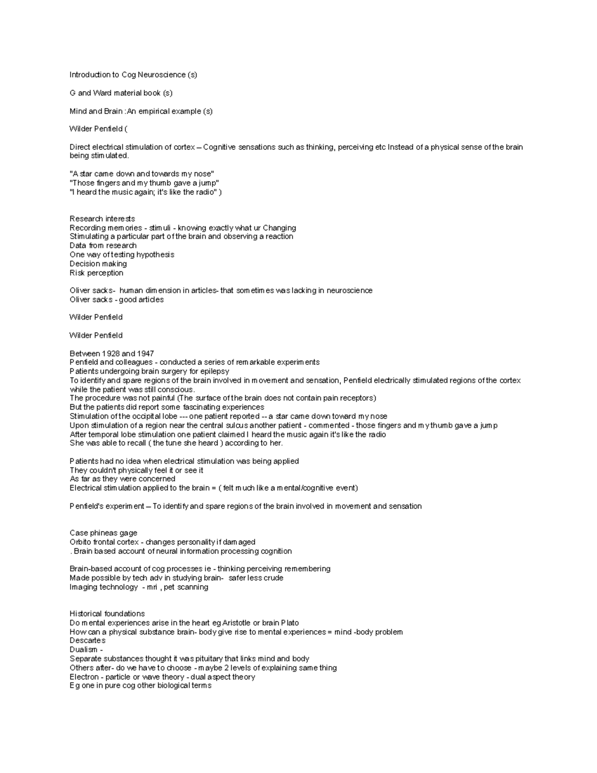 FUNDAMENTALS OF COGNITIVE NEUROSCIENCE ABEGINNER SGUIDE visual data 4