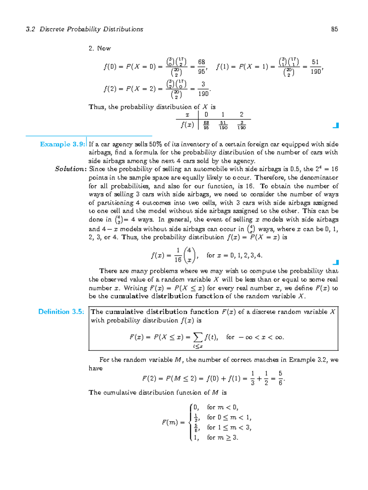 Probability And Statistics For Engineers-106-128 - 3 Discrete ...