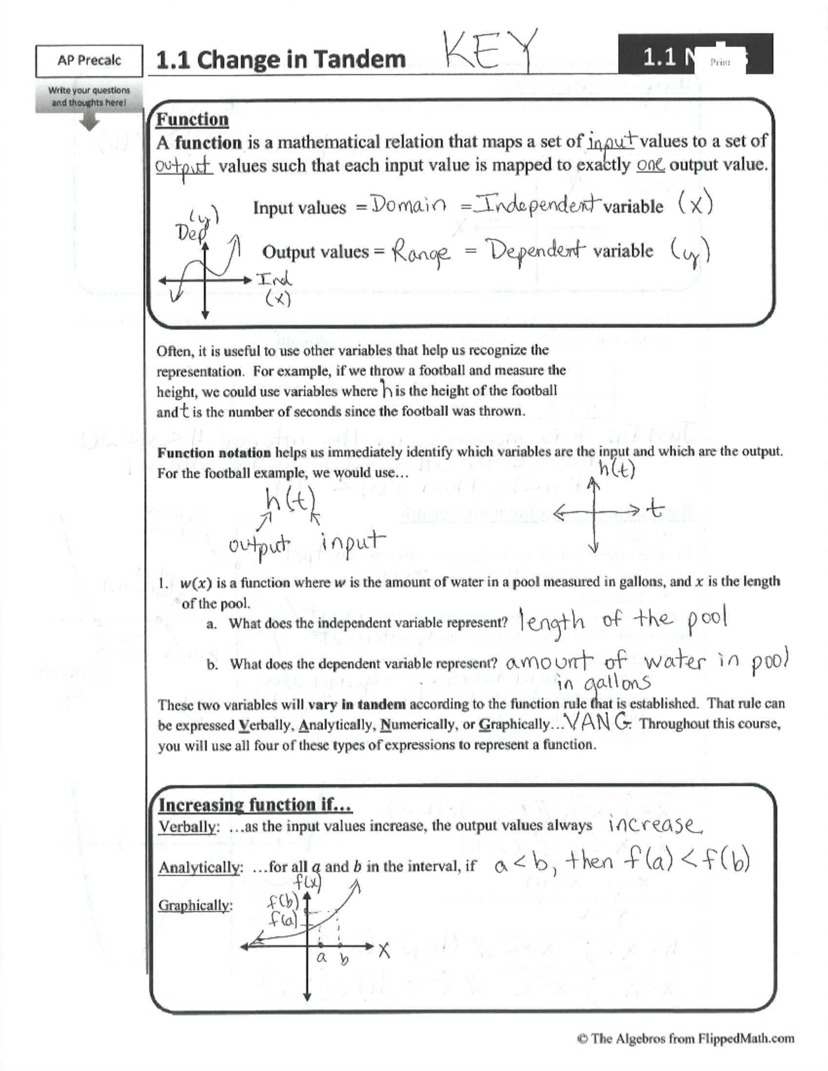Unit+1-1 - Notes and Keys - Studocu